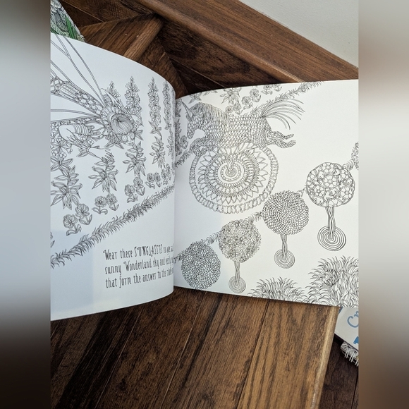 The Fairyland Colouring Book & Fairies in Wonderland 2 Coloring Books for adults - Picture 6 of 11